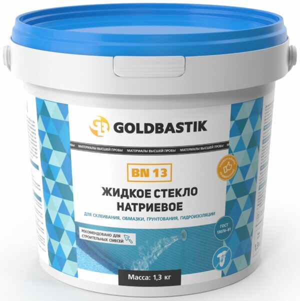 Стекло натриевое жидкое GOLDBASTIK 1