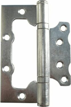 Петля дверная бабочка накладная 100 мм STARFIX белый цинк (SMP-36556-1) купить в сети строительных магазинов Мастак