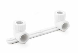 Планка под смеситель ПП 20х1/2" с внутренней резьбой белая РосТурПласт (10701) купить в сети строительных магазинов Мастак