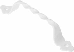 Ручка дверная скоба 80 мм STARFIX витая белая (SMP-76768-1) купить в сети строительных магазинов Мастак