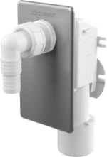 Сифон для стиральной машины под штукатурку хромированный ALCAPLAST (APS3) купить в сети строительных магазинов Мастак