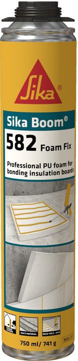 Клей-пена монтажная SIKA Boom - 582 Foam Fix 750 мл (7612895602752) купить в сети строительных магазинов Мастак