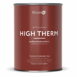 Лак кремнийорганический термостойкий ELCON High Therm бесцветный 1 л купить в сети строительных магазинов Мастак