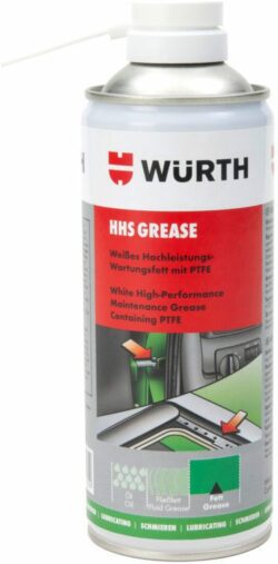 Смазка тефлоновая WURTH HHS Grease 400 мл (08931067) купить в сети строительных магазинов Мастак