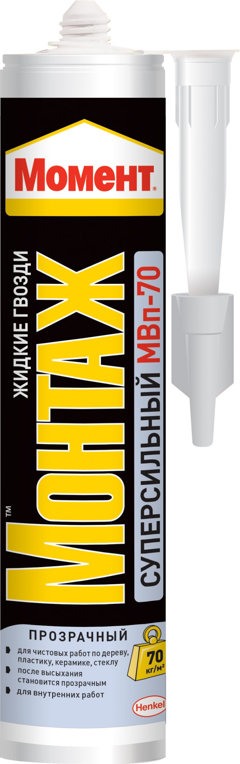 Клей монтажный МОМЕНТ Монтаж суперсильный МВп-70 280 г (1193517) купить в Мастак Клей монтажный МОМЕНТ Монтаж суперсильный МВп-70 280 г (1193517) купить в сети строительных магазинов Мастак