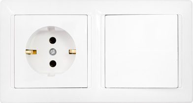 Выключатель с розеткой скрытый с заземлением BYLECTRICA Стиль белая (В-РЦ-691) купить в Мастак Выключатель с розеткой скрытый с заземлением BYLECTRICA Стиль белая (В-РЦ-691) купить в сети строительных магазинов Мастак