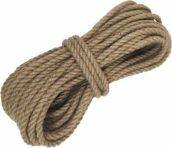 Канат джутовый TRUENERGY Rope jute 16 мм х 10 м (12349) купить в сети строительных магазинов Мастак