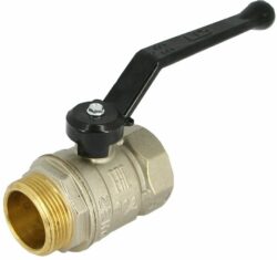 Кран шаровый 1 1/4" наружная-внутренняя резьба рычаг LD PN 40 (LD47.303.32) купить в сети строительных магазинов Мастак