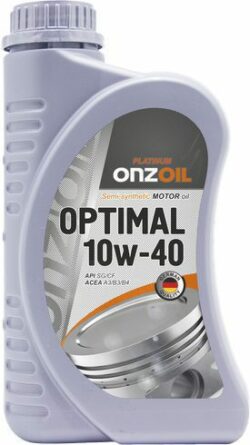 Моторное масло 10W40 полусинтетическое ONZOIL Optimal SG/CF 900 мл (160010) купить в сети строительных магазинов Мастак