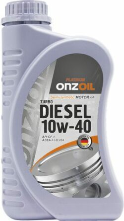 Моторное масло 10W40 полусинтетическое ONZOIL Turbo Diezel Lux CF-4 900 мл (210008) купить в сети строительных магазинов Мастак