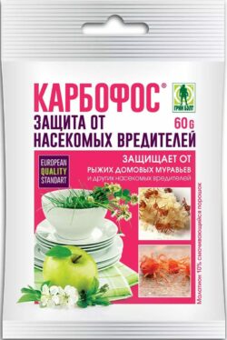 Инсектицид Карбофос ТЕХНОЭКСПОРТ 60 г купить в сети строительных магазинов Мастак