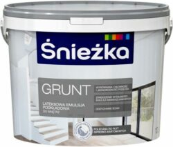 Грунтовка латексная SNIEZKA Grunt белая 10 л (91017667) купить в сети строительных магазинов Мастак