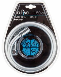 Шланг душевой A-FIVE 150 см (A5-002) купить в сети строительных магазинов Мастак