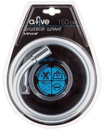Шланг душевой A-FIVE 150 см (A5-002) купить в Мастак Шланг душевой A-FIVE 150 см (A5-002) купить в сети строительных магазинов Мастак