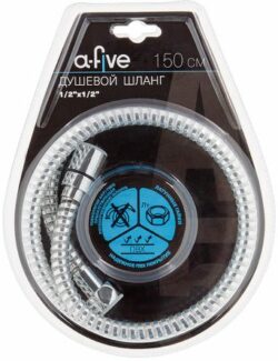 Шланг душевой A-FIVE 150 см (A5-004) купить в сети строительных магазинов Мастак