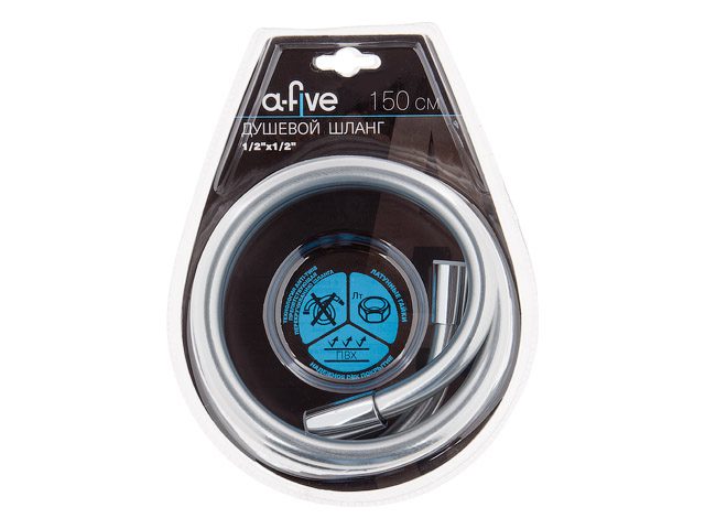Шланг душевой A-FIVE 150 см (A5-007) купить в Мастак Шланг душевой A-FIVE 150 см (A5-007) купить в сети строительных магазинов Мастак