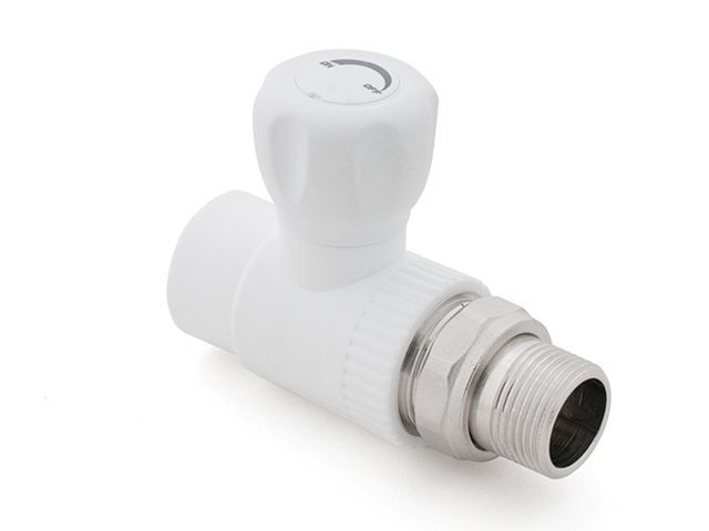 Кран шаровый ПП для радиатора 20х1/2" РОСТУРПЛАСТ белый (27853) купить в Мастак Кран шаровый ПП для радиатора 20х1/2" РОСТУРПЛАСТ белый (27853) купить в сети строительных магазинов Мастак