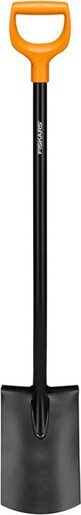 Лопата штыковая с закругленным лезвием FISKARS Solid (1066717) купить в сети строительных магазинов Мастак