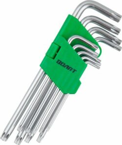 Набор ключей Torx T10-T50 9 предметов длинных ВОЛАТ (11020-09) купить в сети строительных магазинов Мастак