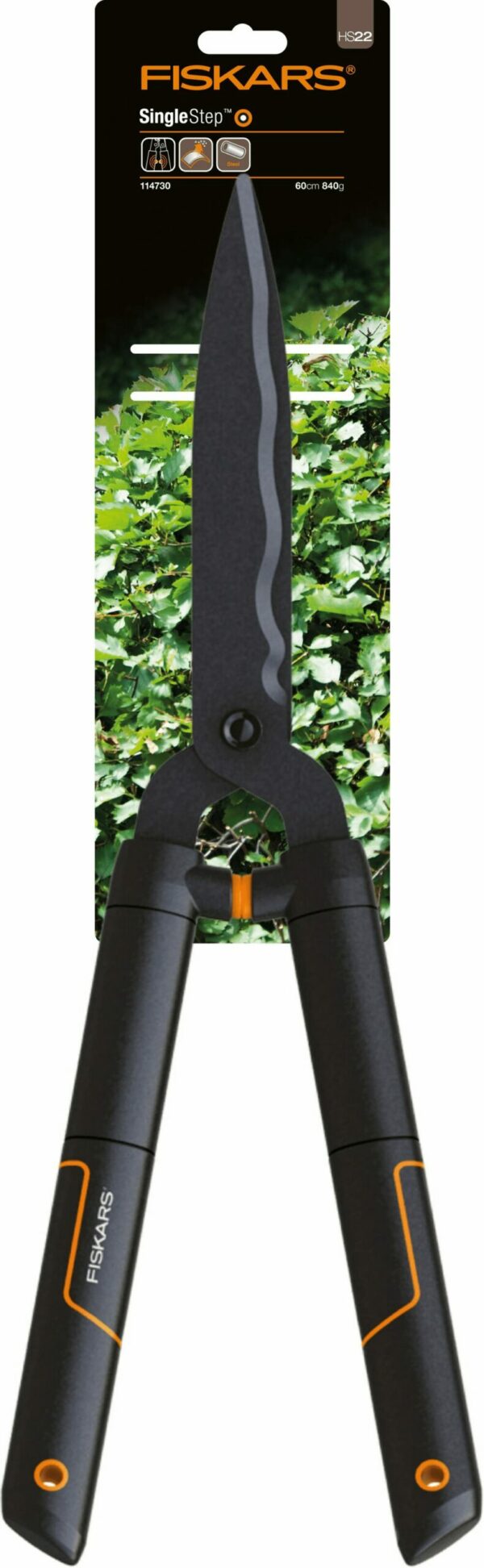 Ножницы для кустов FISKARS SingleStep HS22 (114730) купить в сети строительных магазинов Мастак