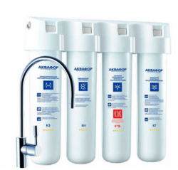 Фильтр проточный многоступенчатый АКВАФОР Кристалл ЭКО Н купить в сети строительных магазинов Мастак