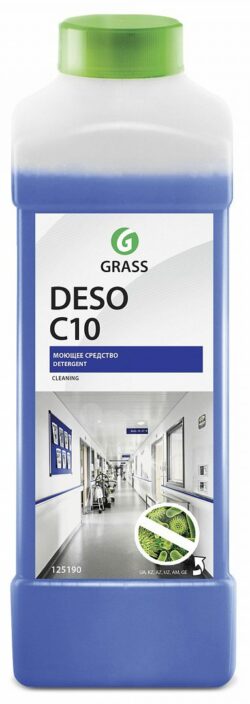 Средство для мытья полов и стен GRASS Deso C10 1 л (125190) купить в сети строительных магазинов Мастак