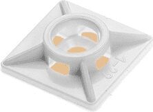 Площадка для хомута-стяжки 27х27 мм самоклеящаяся белая STARFIX 50 штук (SMP2-557959-50) купить в Мастак Площадка для хомута-стяжки 27х27 мм самоклеящаяся белая STARFIX 50 штук (SMP2-557959-50) купить в сети строительных магазинов Мастак