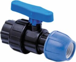 Кран шаровой компрессионный 20х1/2" внутренняя резьба РосТурПласт (14392) купить в сети строительных магазинов Мастак