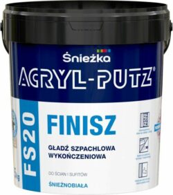 Шпатлевка полимерная финишная SNIEZKA Acryl-Putz FS20 Finisz белая 1