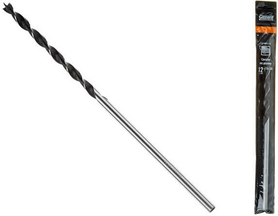 Сверло по дереву корона 12х150х300 мм GEPARD (GP0421-12) купить в Мастак Сверло по дереву корона 12х150х300 мм GEPARD (GP0421-12) купить в сети строительных магазинов Мастак