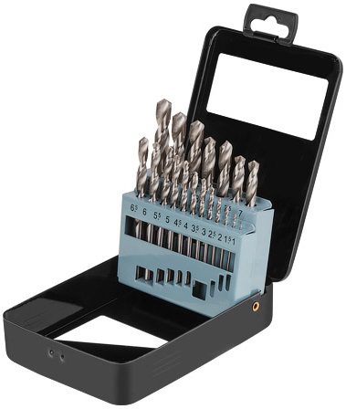 Набор сверл по металлу 19 штук GEPARD (GP0301-19) купить в Мастак Набор сверл по металлу 19 штук GEPARD (GP0301-19) купить в сети строительных магазинов Мастак