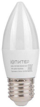 Лампа светодиодная E27 ЮПИТЕР Люкс C37 6 Вт 4000К (JP5137-41) купить в Мастак Лампа светодиодная E27 ЮПИТЕР Люкс C37 6 Вт 4000К (JP5137-41) купить в сети строительных магазинов Мастак