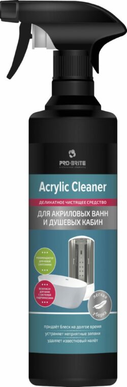 Средство чистящее для акриловых ванн и душевых кабин PRO-BRITE Acrylic Cleaner 0