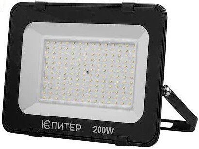 Прожектор светодиодный JP1220 200 Вт 6500K ЮПИТЕР (JP1220-200) купить в Мастак Прожектор светодиодный JP1220 200 Вт 6500K ЮПИТЕР (JP1220-200) купить в сети строительных магазинов Мастак