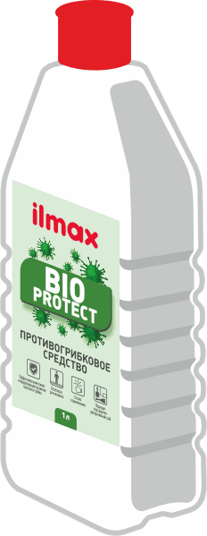 Противогрибковое средство ILMAX Bio protect 1 л купить в сети строительных магазинов Мастак