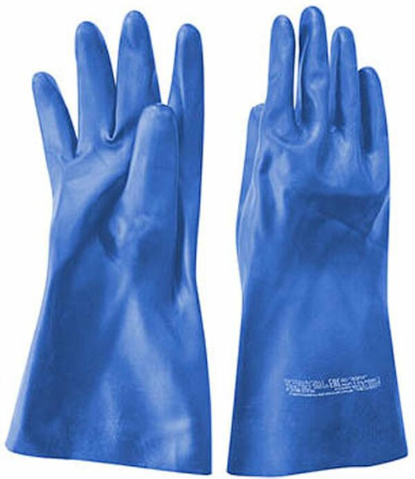 Перчатки нитриловые нефтемаслостойкие АЗРИ К50Щ50 размер 3 (4607006492646) купить в сети строительных магазинов Мастак