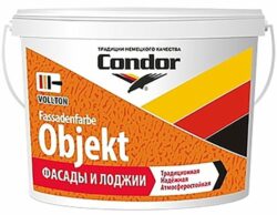 Краска ВД акриловая CONDOR Fassadenfarbe Objekt 1