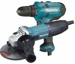 Дрель-шуруповерт сетевая MAKITA DF 0300 и Шлифмашина угловая (болгарка) MAKITA GA 5030 (DK0121) купить в сети строительных магазинов Мастак