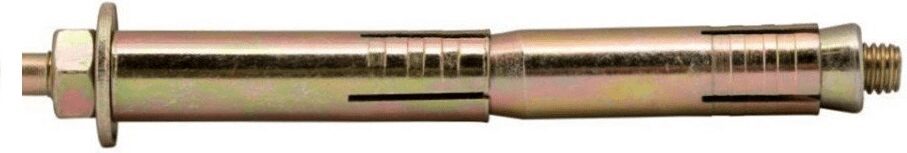 Болт анкерный с гайкой двухраспорный М6х10х100 мм STARFIX (SMP-66958-1) купить в сети строительных магазинов Мастак