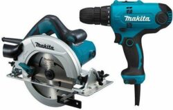 Пила циркулярная MAKITA HS 7600 и Дрель-шуруповерт MAKITA DF 0300 (DK0118) купить в сети строительных магазинов Мастак