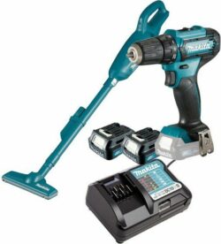 Дрель-шуруповерт аккумуляторная MAKITA DF 333 DZ и Пылесос аккумуляторный CL 106 FDZ (CLX226X1) купить в сети строительных магазинов Мастак