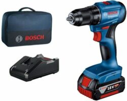 Дрель-шуруповерт аккумуляторная BOSCH GSR 185-LI (06019K3005) купить в сети строительных магазинов Мастак