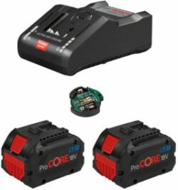 Комплект аккумулятор BOSCH 18 В ProCORE18 V 2 штуки + зарядное устройство GAL 18V-160 C Professional (1600A016GP) купить в сети строительных магазинов Мастак