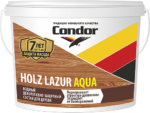 Лак акриловый CONDOR Holz Lazur Aqua сосна 9 л купить в сети строительных магазинов Мастак