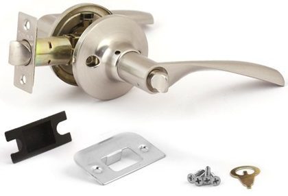 Защелка врезная межкомнатная AVERS 8023-03 никель купить в Мастак Защелка врезная межкомнатная AVERS 8023-03 никель купить в сети строительных магазинов Мастак