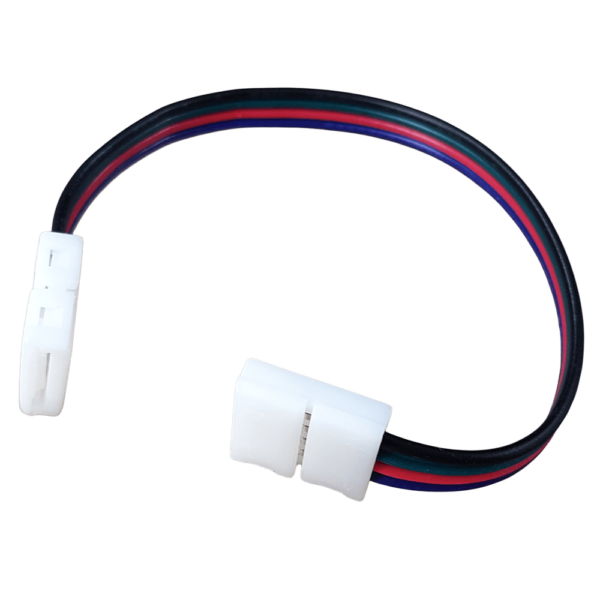 Коннектор для светодиодной ленты RGB двухсторонний TRUENERGY (23005) купить в сети строительных магазинов Мастак