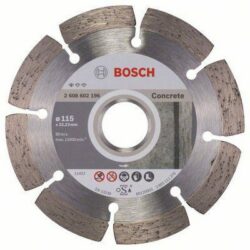 Круг алмазный 115х22 мм BOSCH Standard for Concrete (2608602196) купить в сети строительных магазинов Мастак