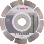 Круг алмазный 125х22 мм BOSCH Standard for Concrete (2608602197) купить в сети строительных магазинов Мастак