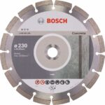 Круг алмазный 230х22 мм BOSCH Standard for Concrete (2608602200) купить в сети строительных магазинов Мастак