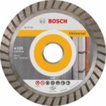 Круг алмазный 125х22 мм BOSCH Standard for Universal Turbo (2608602394) купить в сети строительных магазинов Мастак